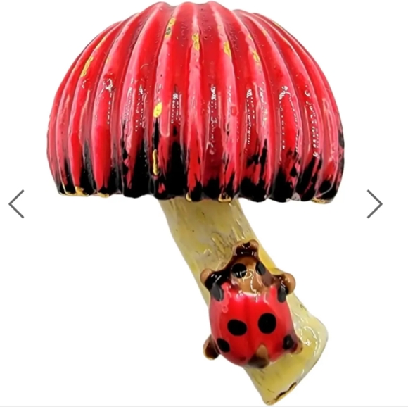 Vintage Original by Robert ladybug and mushroom brooch - Picture 2 of 6